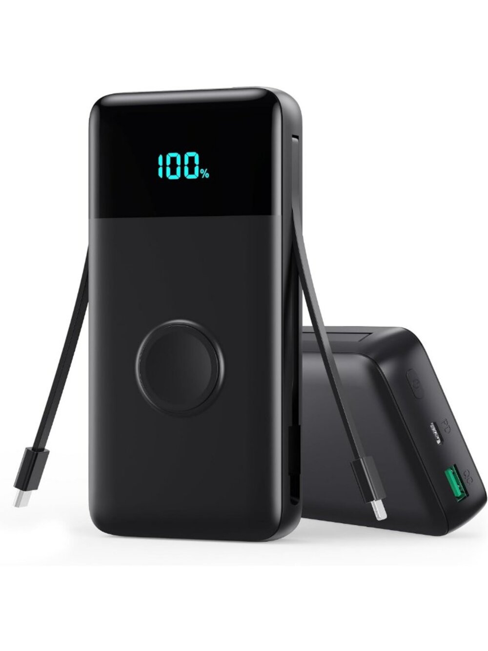 High-Capacity 40800mAh Portable Charger with Fast Charging, 5 Outputs & Built-in